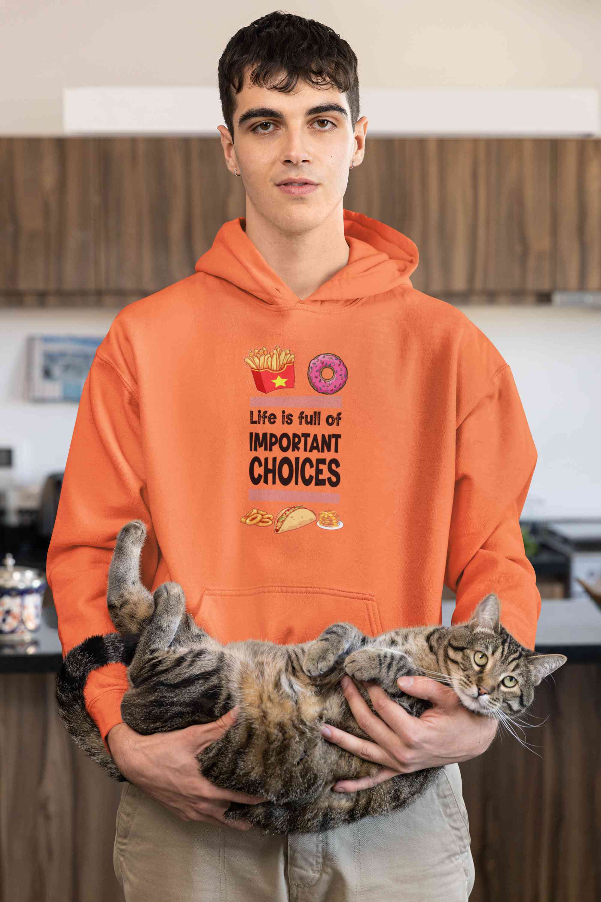 Sweet Choices Quotes Men Hoodies-FunkyTeesClub