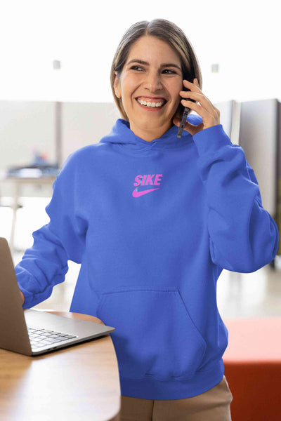 Sike Minimals Hoodies for Women-FunkyTeesClub