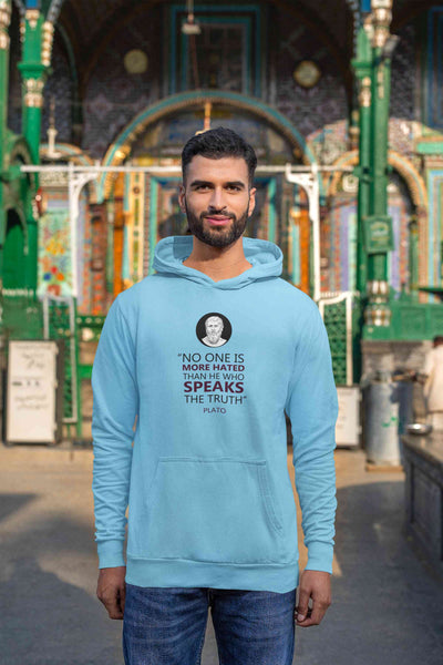 Plato Quote Men Hoodies-FunkyTeesClub