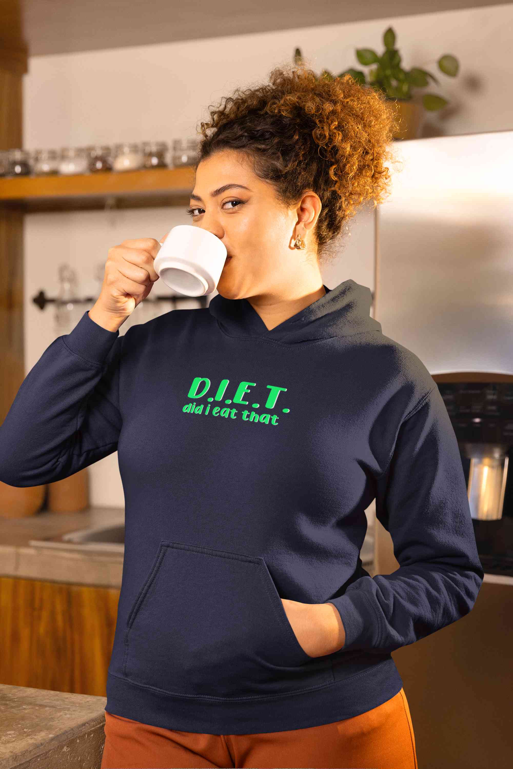 Diet Food Hoodies for Women-FunkyTeesClub