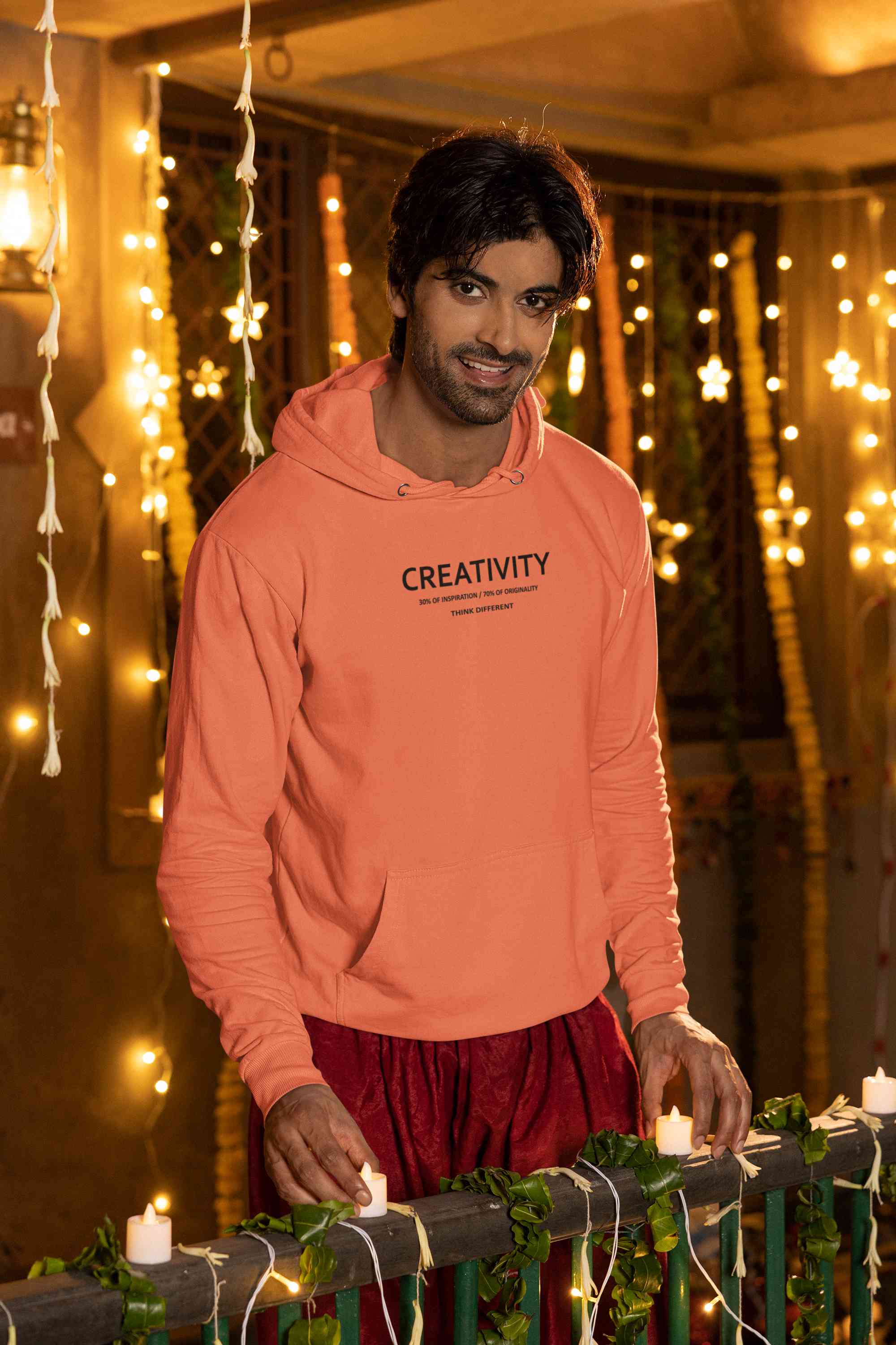 Creativity Men Hoodies-FunkyTeesClub