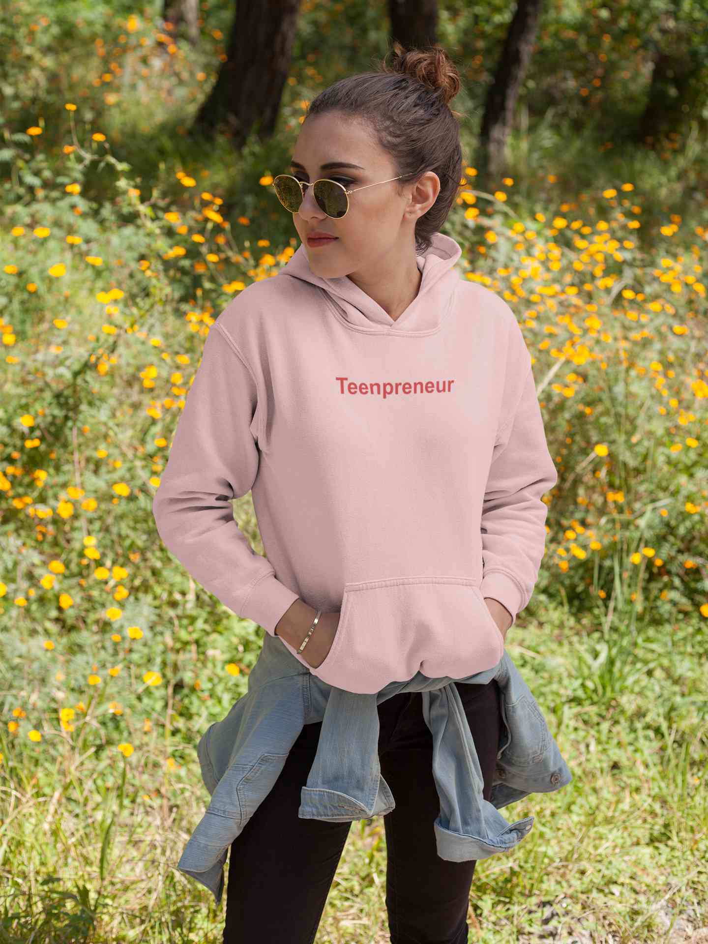 Teenpreneur Hoodies for Women-FunkyTeesClub