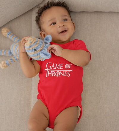 GOT Game Of Thrones Logo Rompers for Baby Boy- FunkyTradition FunkyTradition