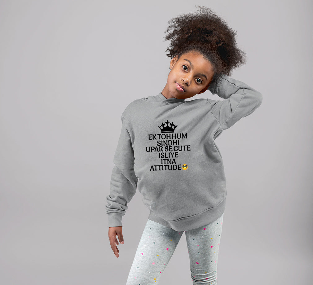 Ek Toh Hum Sindhi Girl Hoodies-FunkyTeesClub
