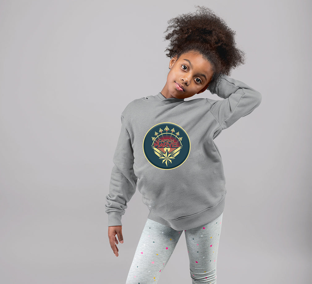 Captain Marvel Girl Hoodies-FunkyTeesClub