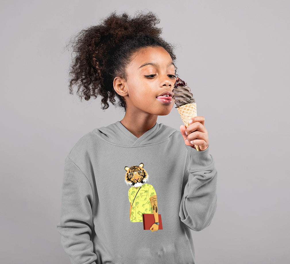TIGER Girl Hoodies-FunkyTeesClub