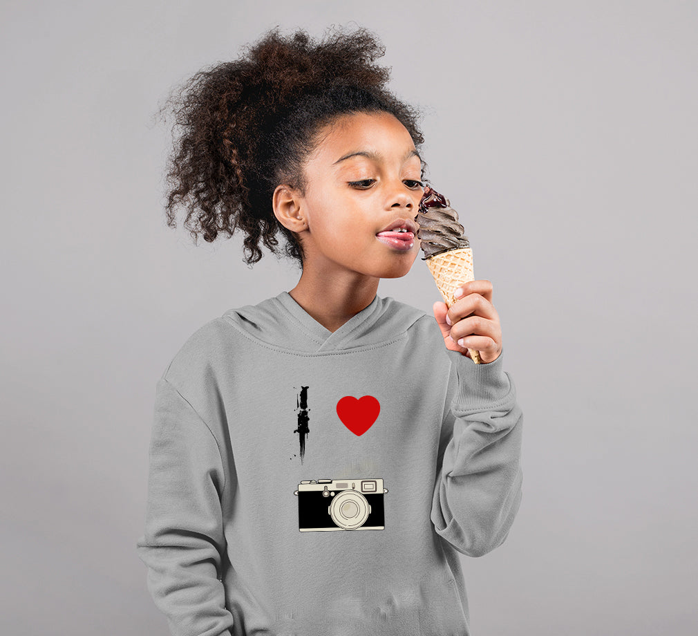 I love camera Girl Hoodies-FunkyTeesClub
