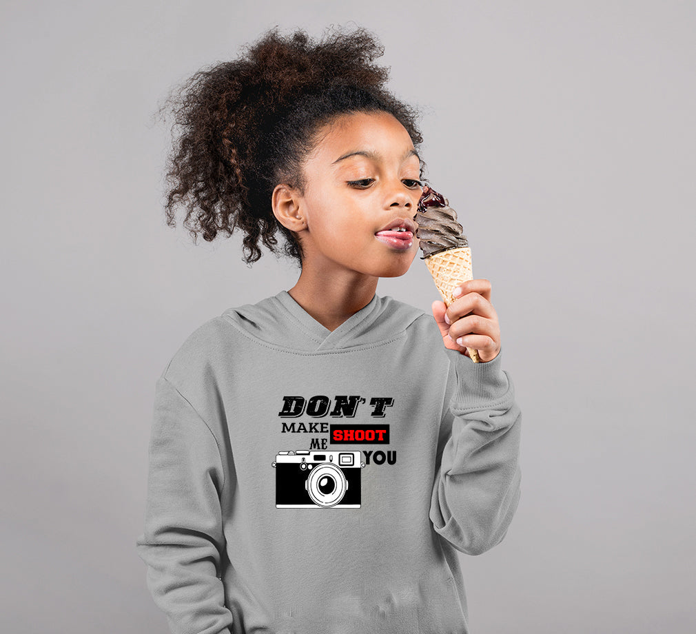 don't make me shoot u Girl Hoodies-FunkyTeesClub