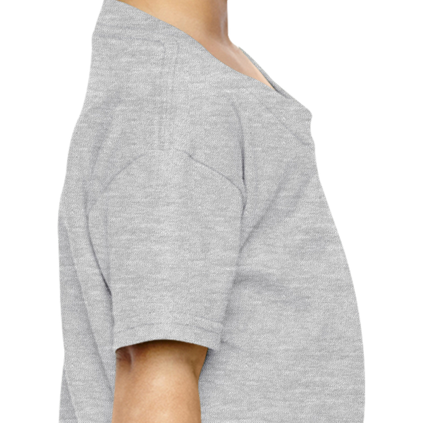Girl Plain Grey T-shirt-FunkyTeesClub