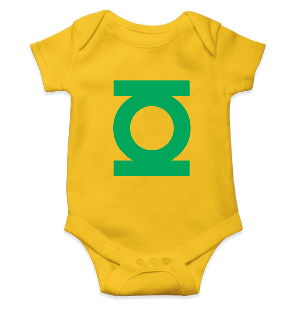 Green Lantern Rompers for Baby Boy- FunkyTradition FunkyTradition
