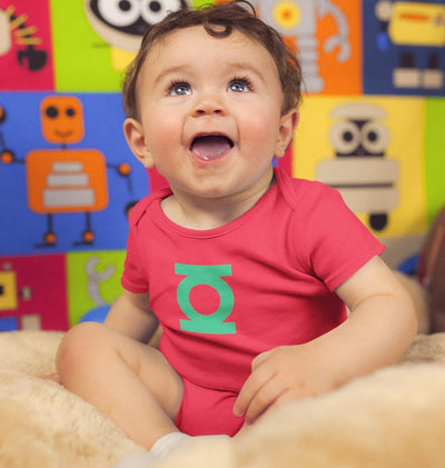 Green Lantern Rompers for Baby Boy- FunkyTradition FunkyTradition