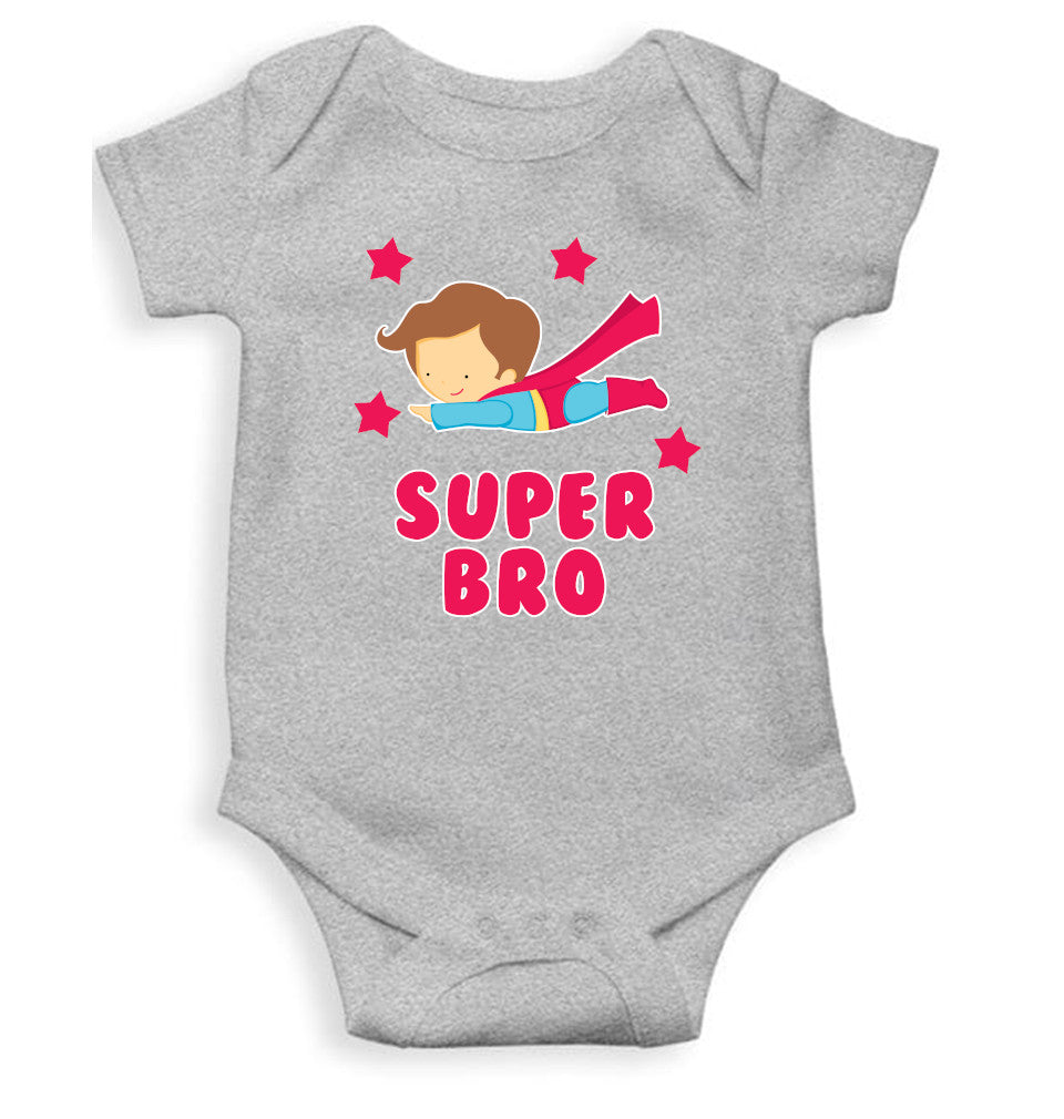 Super Brother Rakshabadhan Rompers for Baby Boy- FunkyTeesClub