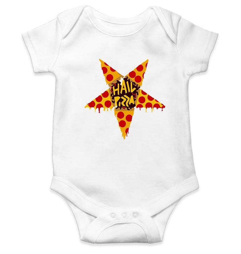 Hail Pizza Rompers for Baby Girl- FunkyTradition FunkyTradition