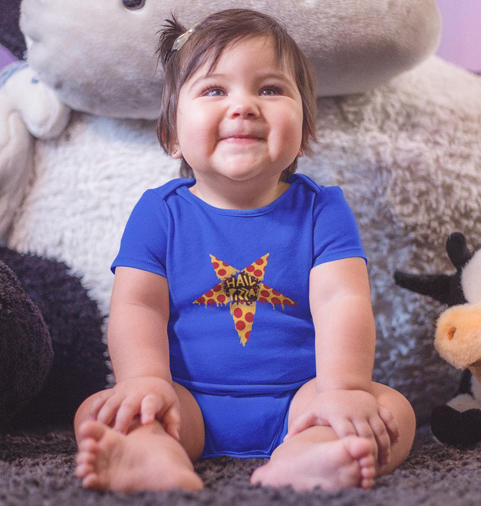 Hail Pizza Rompers for Baby Girl- FunkyTradition FunkyTradition
