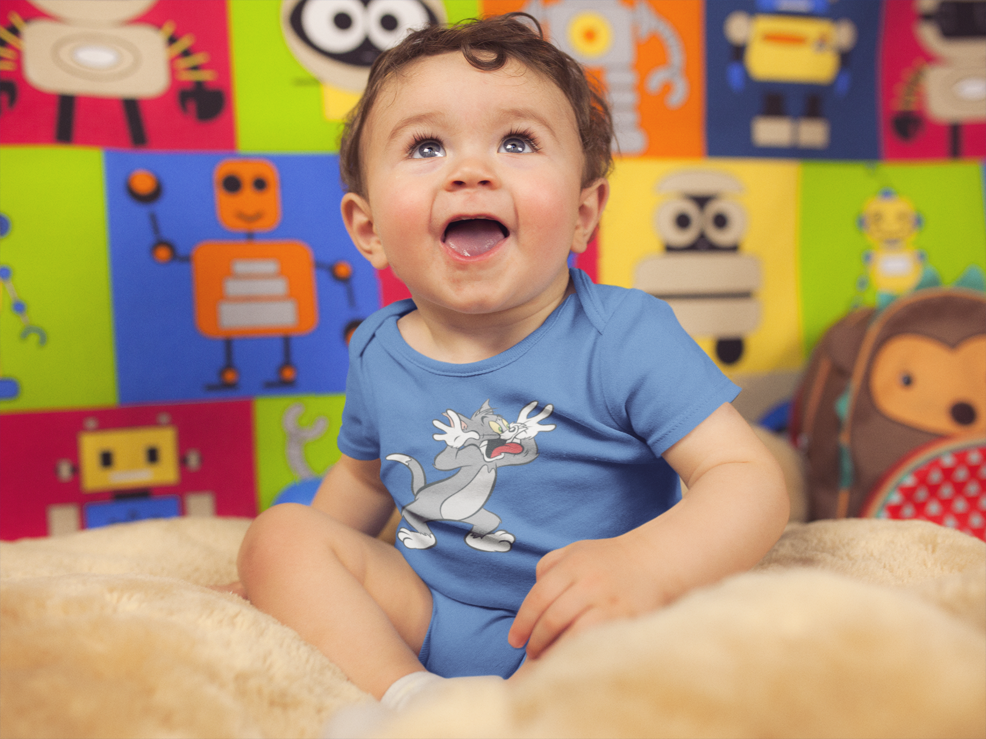 Cute Cartoon Rompers for Baby Boy -FunkyTeesClub