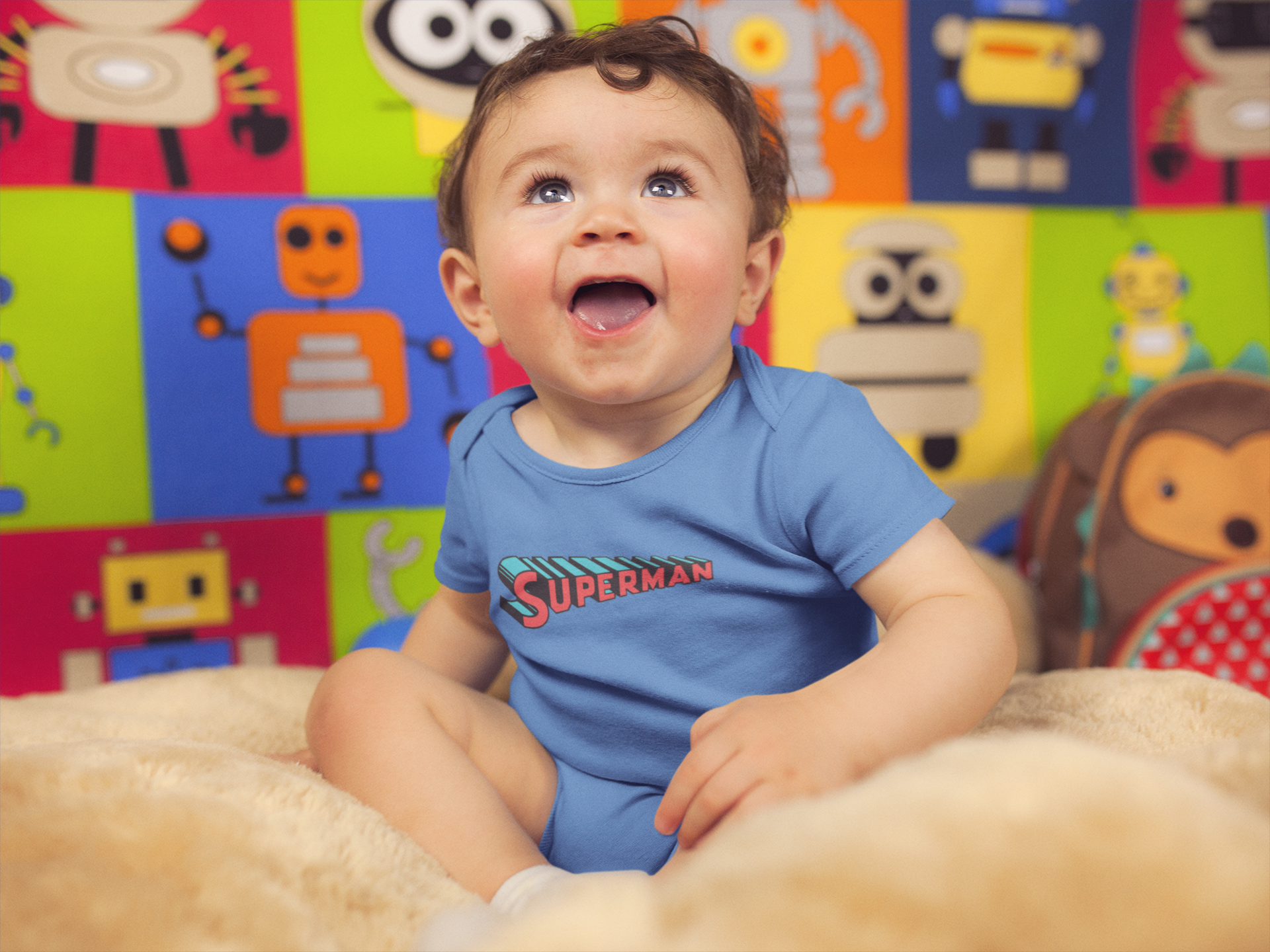 Superhero  Rompers for Baby Boy -FunkyTeesClub
