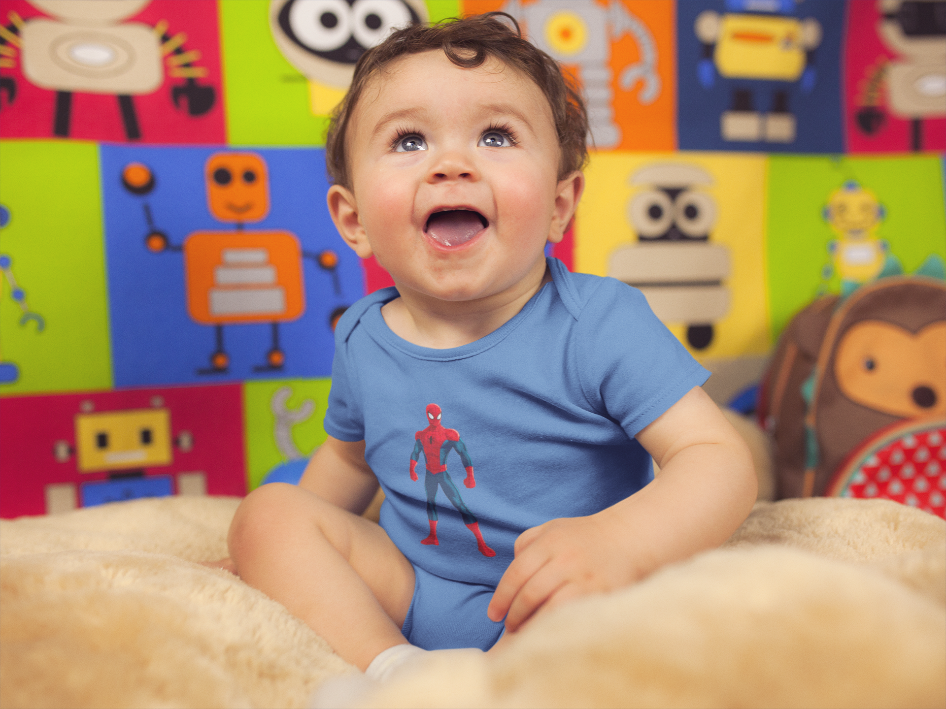 Superhero Rompers for Baby Boy -FunkyTeesClub