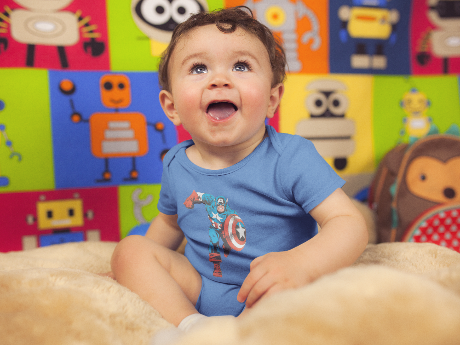 Superhero Rompers for Baby Boy -FunkyTeesClub
