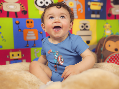 Superhero Rompers for Baby Boy -FunkyTeesClub