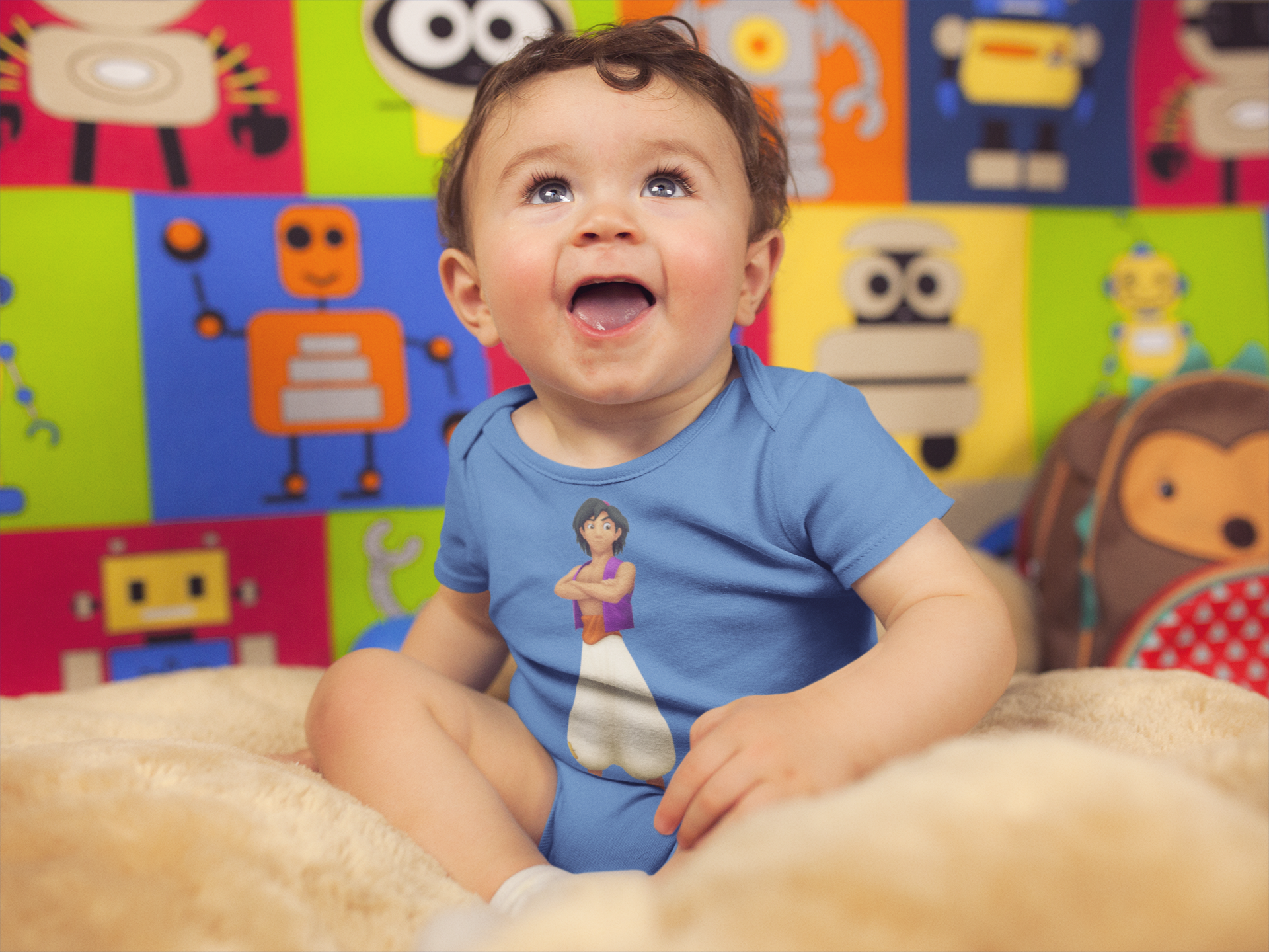 Cute Cartoon Rompers for Baby Boy -FunkyTeesClub