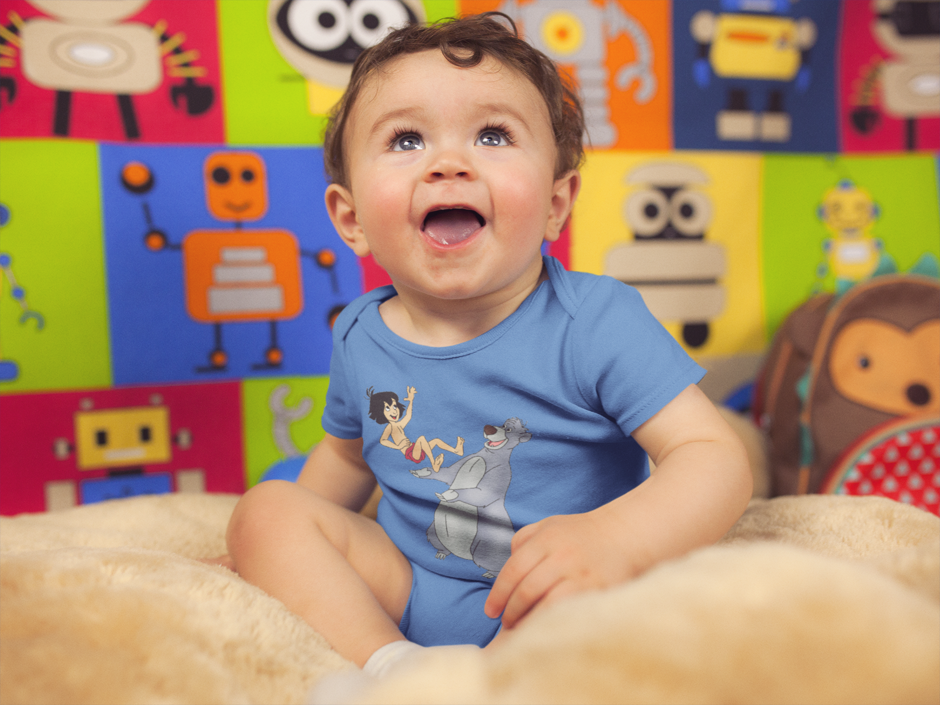 Cute Cartoon Rompers for Baby Boy -FunkyTeesClub