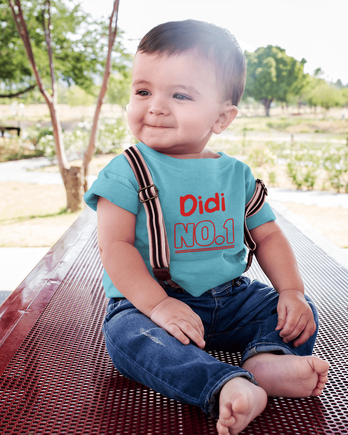 Didi No.1 Rakshabandhan Half Sleeves T-Shirt for Boys -FunkyTeesClub
