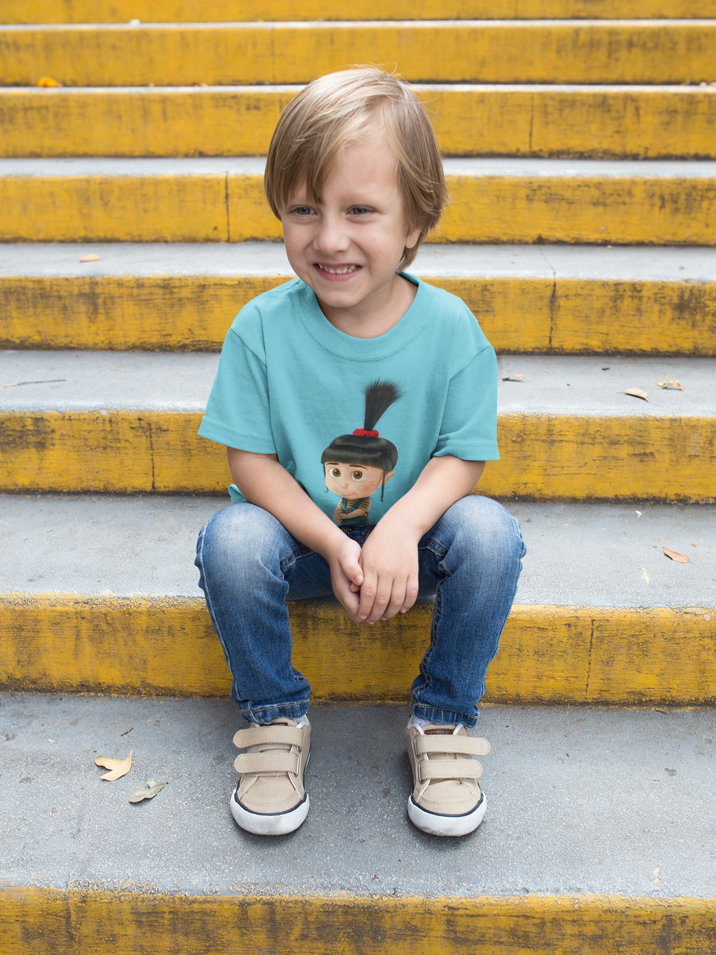 Cute Cartoon Half Sleeves T-Shirt for Boy-FunkyTeesClub