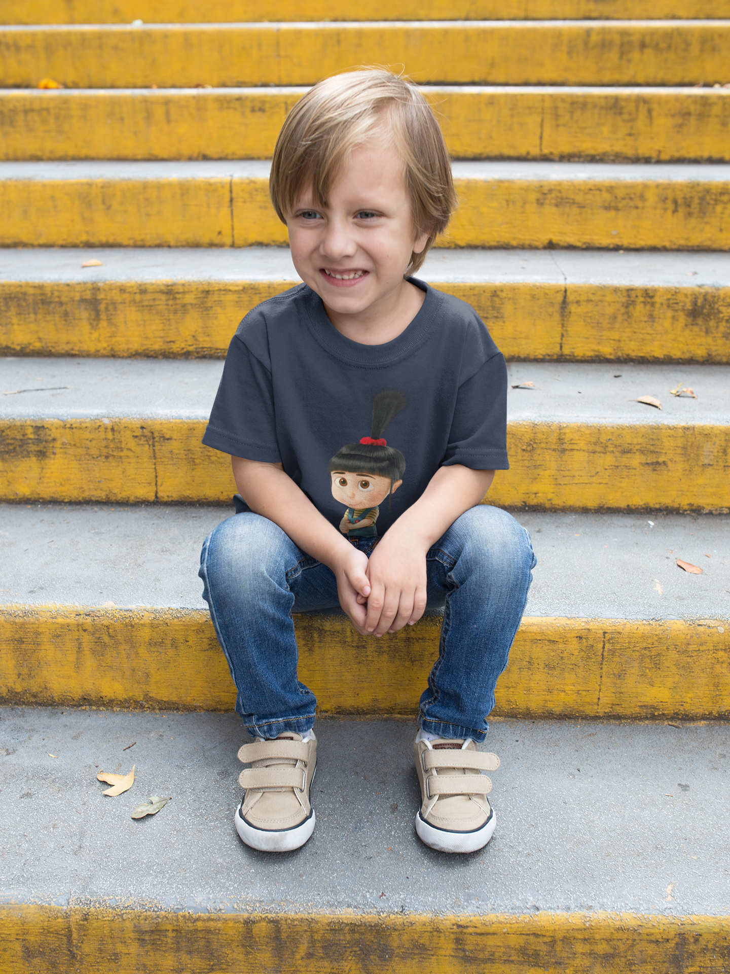 Cute Cartoon Half Sleeves T-Shirt for Boy-FunkyTeesClub