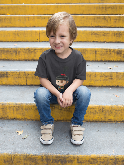 Cute Cartoon Half Sleeves T-Shirt for Boy-FunkyTeesClub