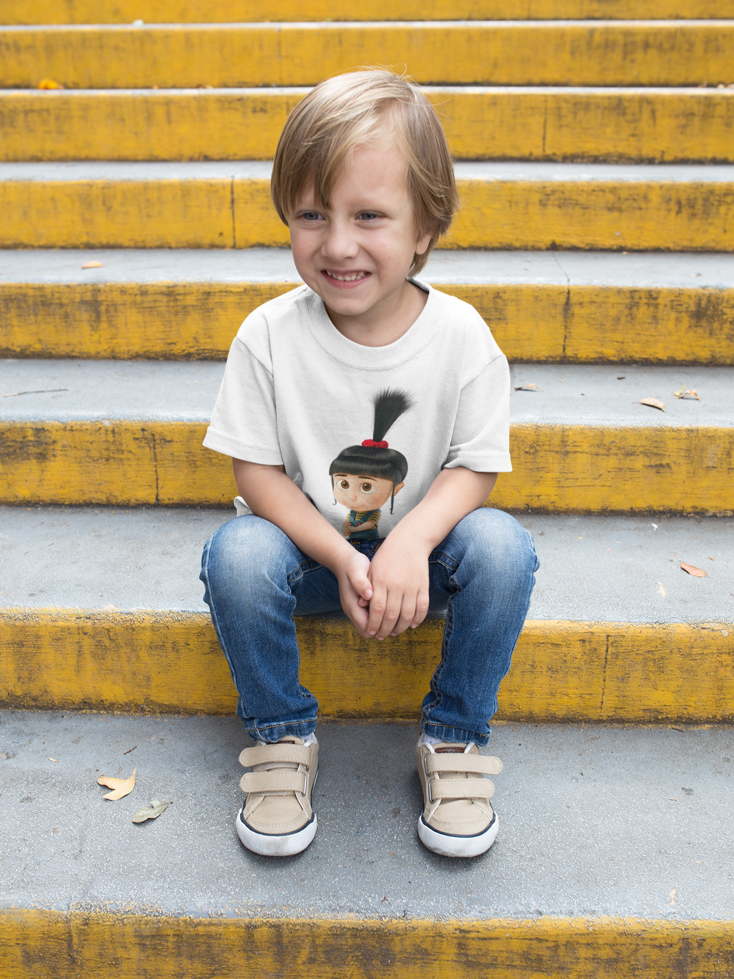 Cute Cartoon Half Sleeves T-Shirt for Boy-FunkyTeesClub