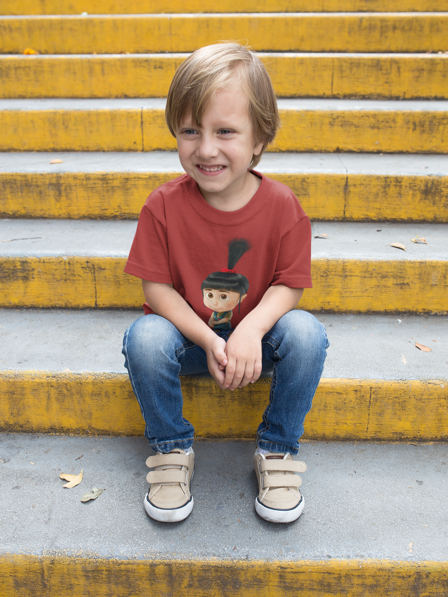 Cute Cartoon Half Sleeves T-Shirt for Boy-FunkyTeesClub