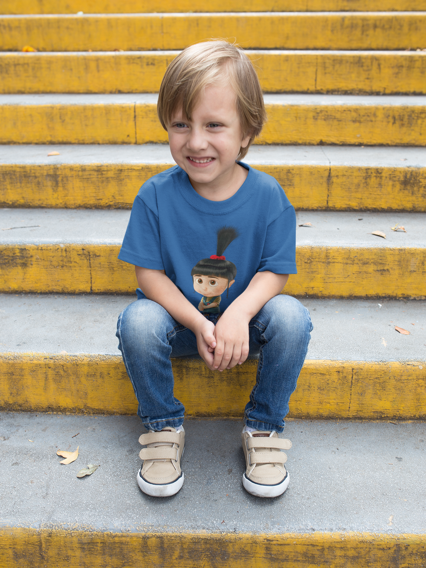 Cute Cartoon Half Sleeves T-Shirt for Boy-FunkyTeesClub