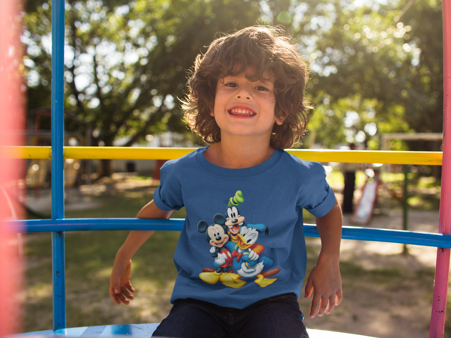 Cute Cartoon Half Sleeves T-Shirt for Boy-FunkyTeesClub