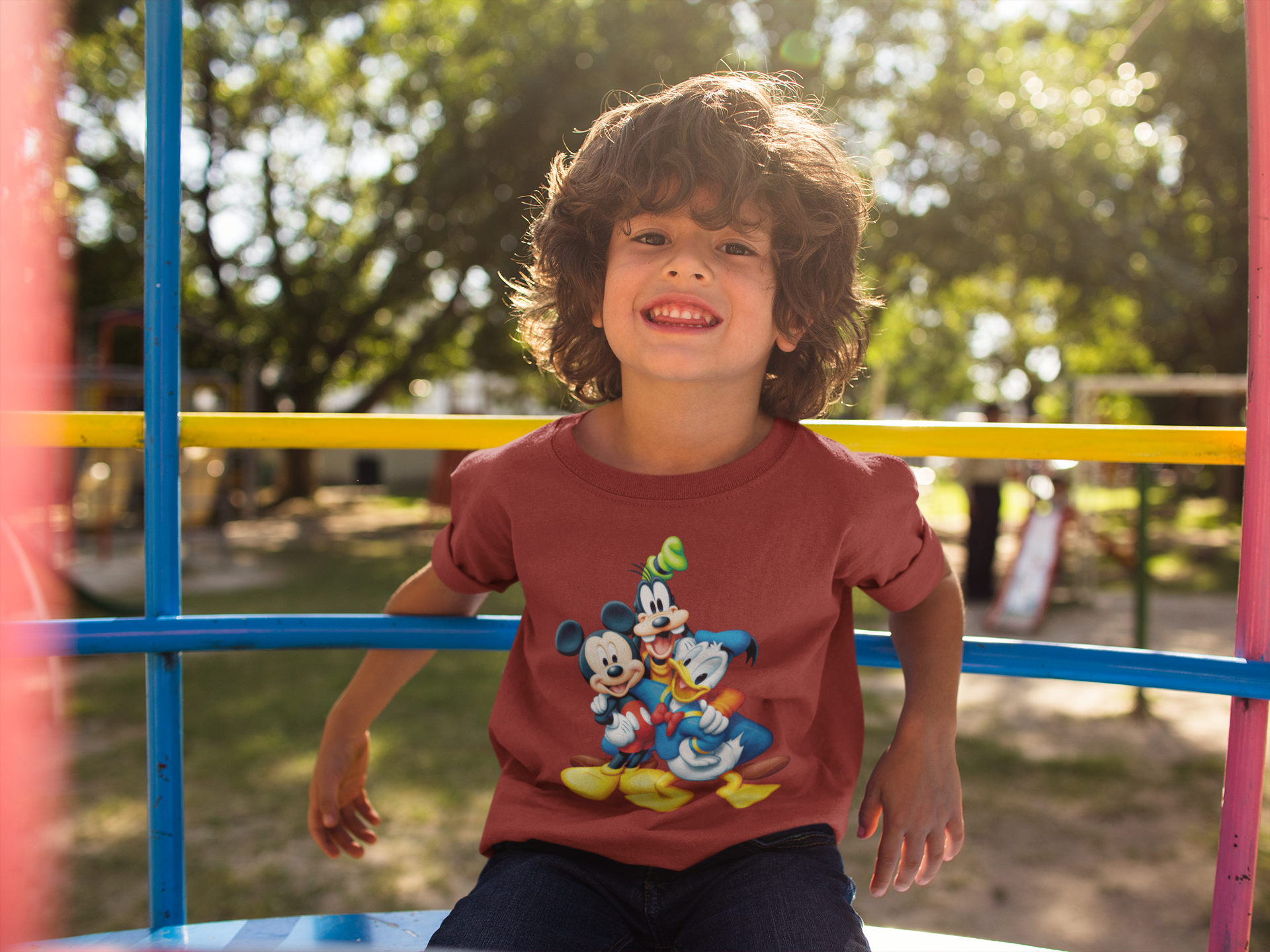 Cute Cartoon Half Sleeves T-Shirt for Boy-FunkyTeesClub