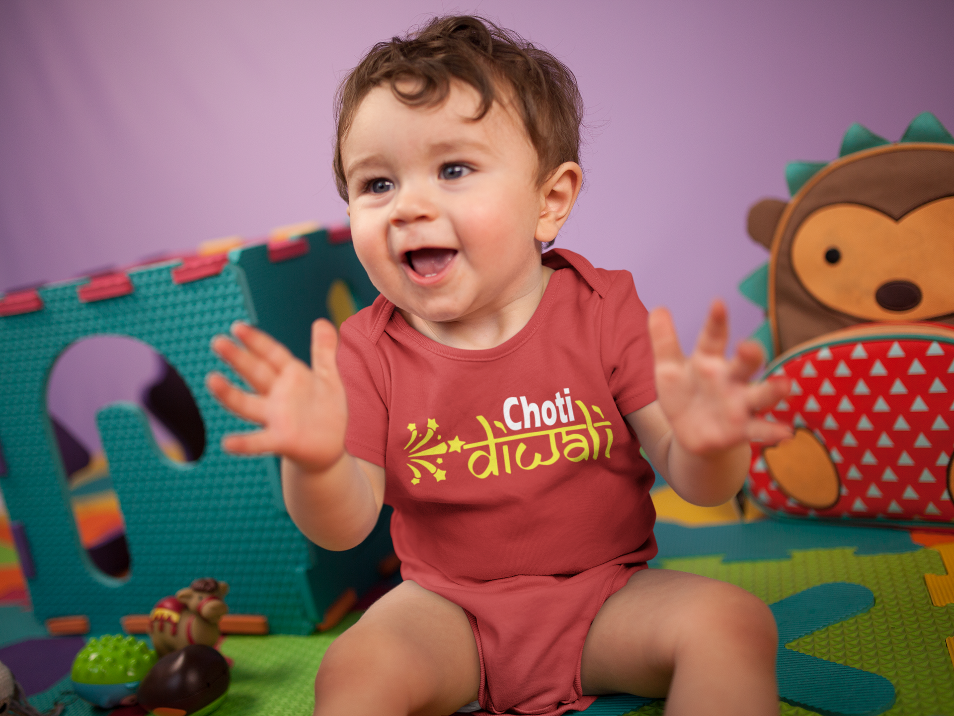 Choti Diwali Rompers for Baby Boy- FunkyTeesClub