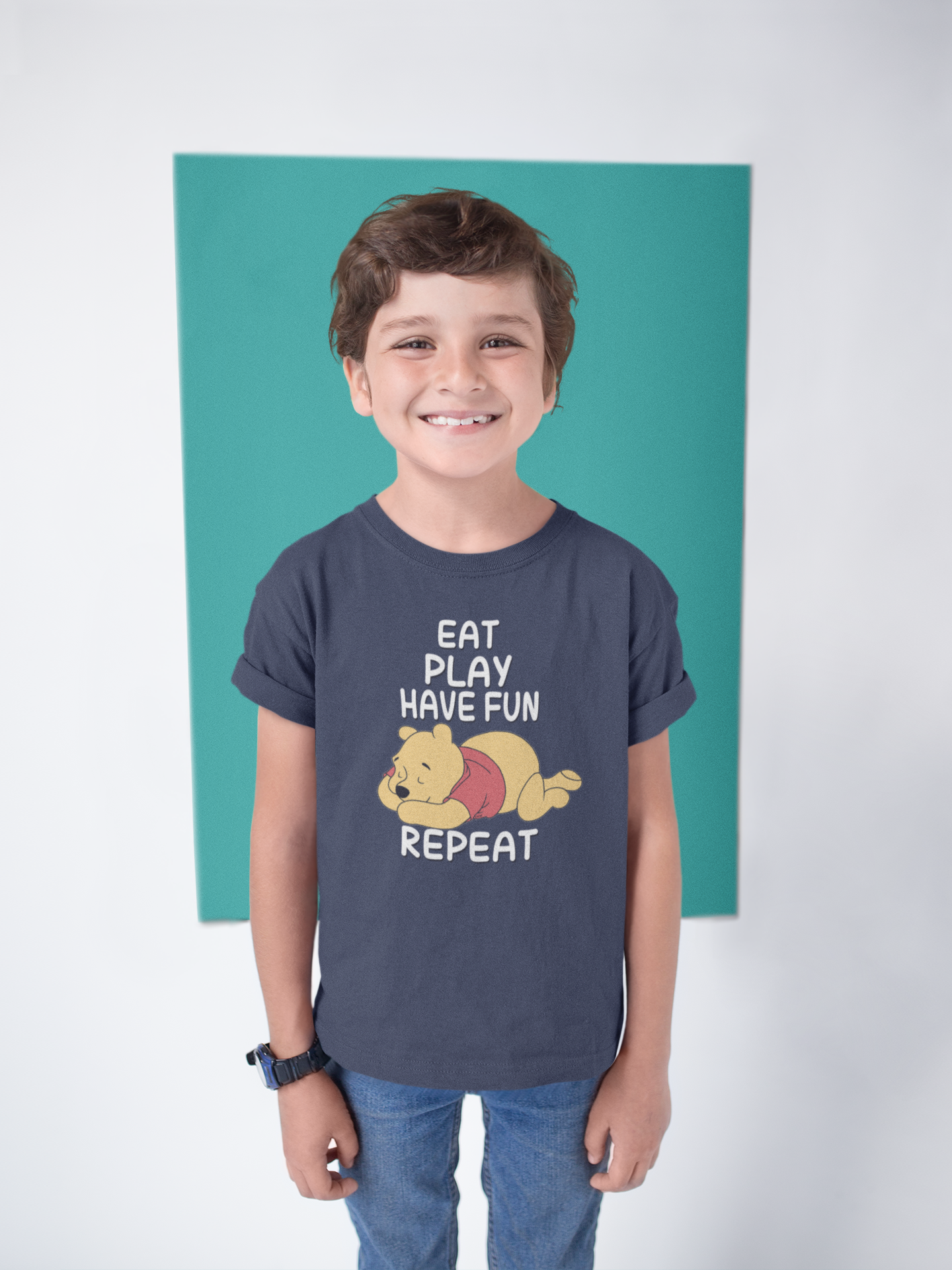 Funny Cartoon Half Sleeves T-Shirt for Boy-FunkyTeesClub