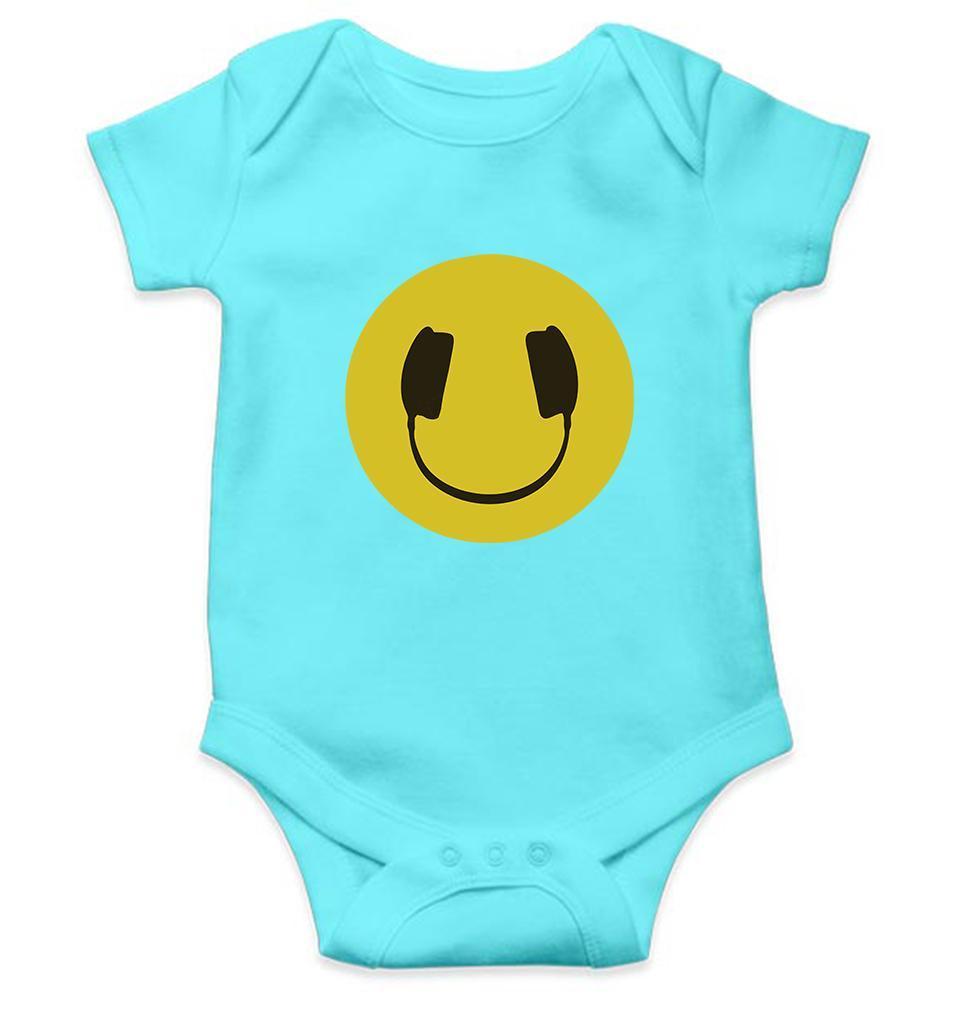 HeadPhone Eye Rompers for Baby Girl- FunkyTradition FunkyTradition
