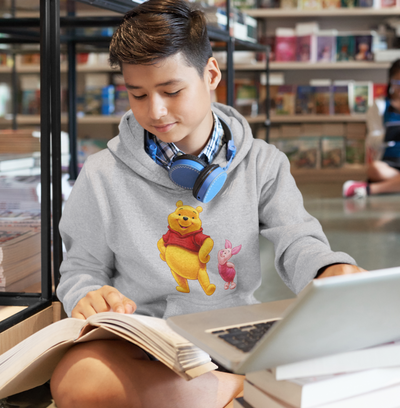 Cute Cartoon Boy Hoodies-FunkyTeesClub