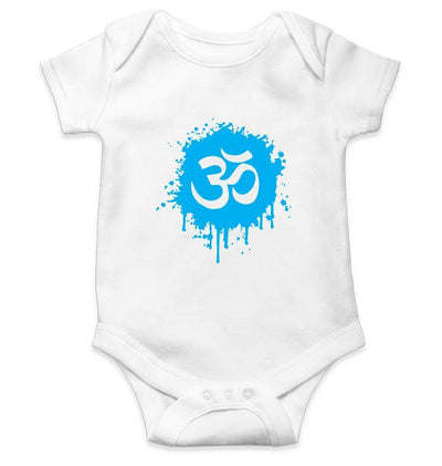Hindi Om Rompers for Baby Boy- FunkyTradition FunkyTradition