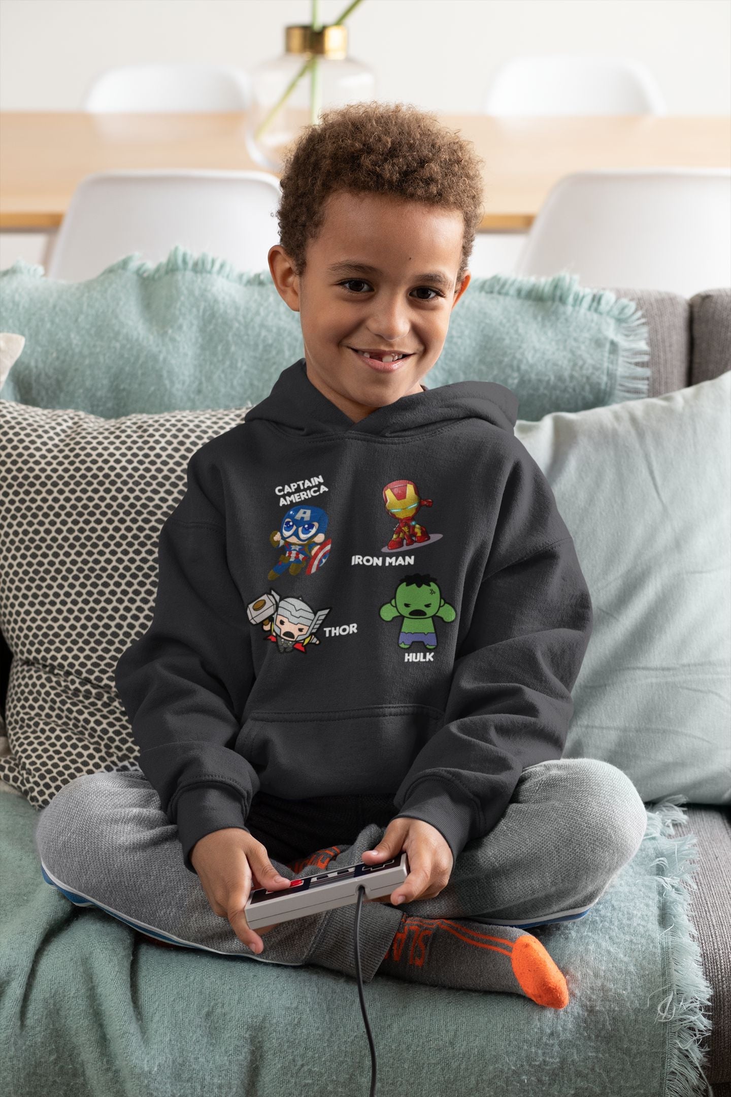 Super Heros Boy Hoodies-FunkyTeesClub
