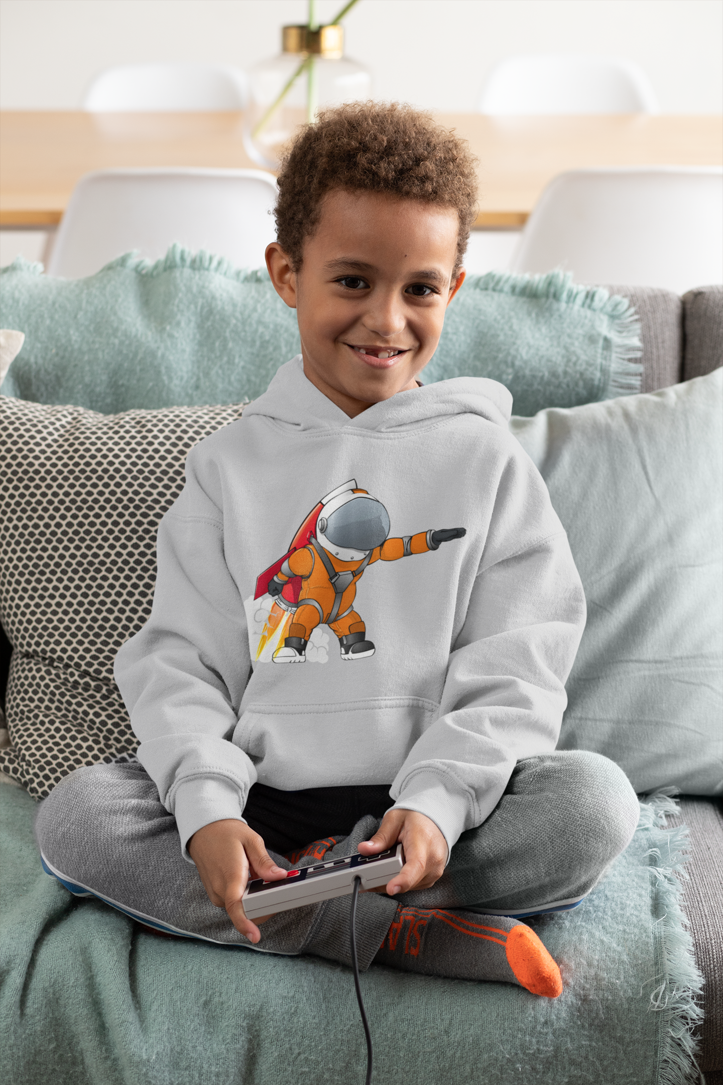 Future Astronaut Boy Hoodies-FunkyTeesClub