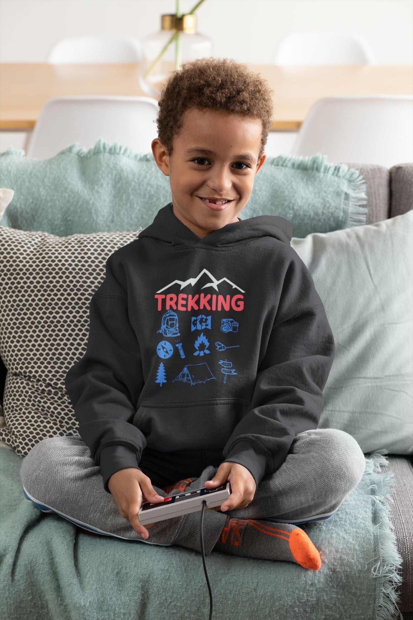 Trekking Boy Hoodies-FunkyTeesClub