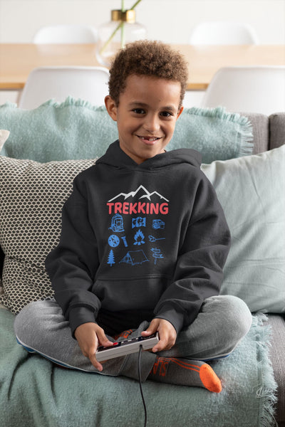 Trekking Boy Hoodies-FunkyTeesClub