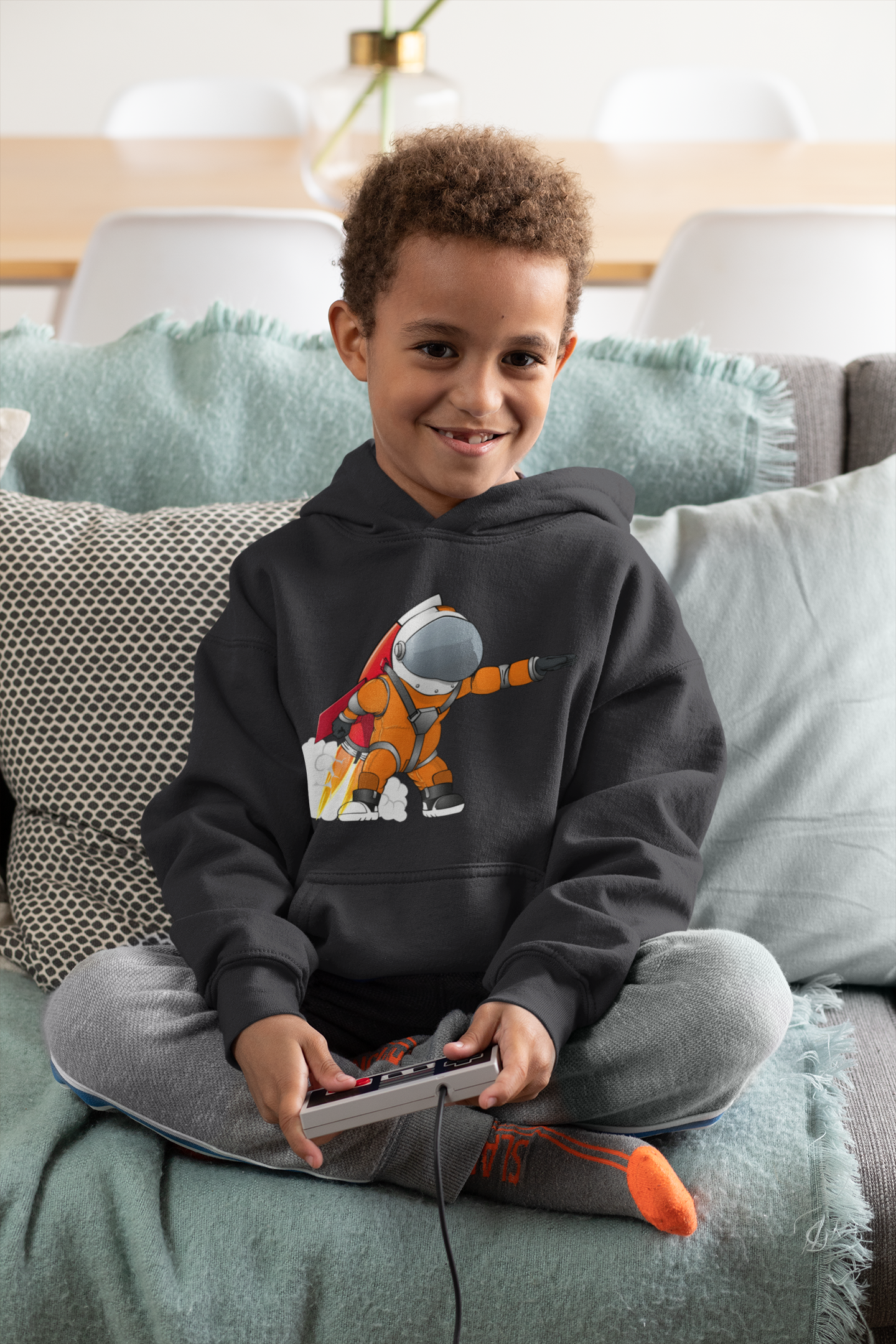 Future Astronaut Boy Hoodies-FunkyTeesClub