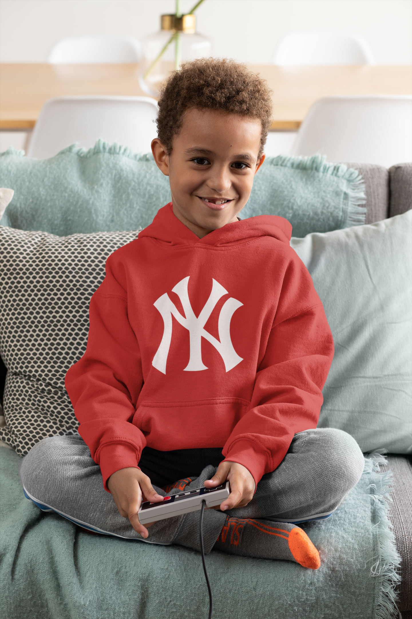 New York Yankees Boy Hoodies-FunkyTeesClub