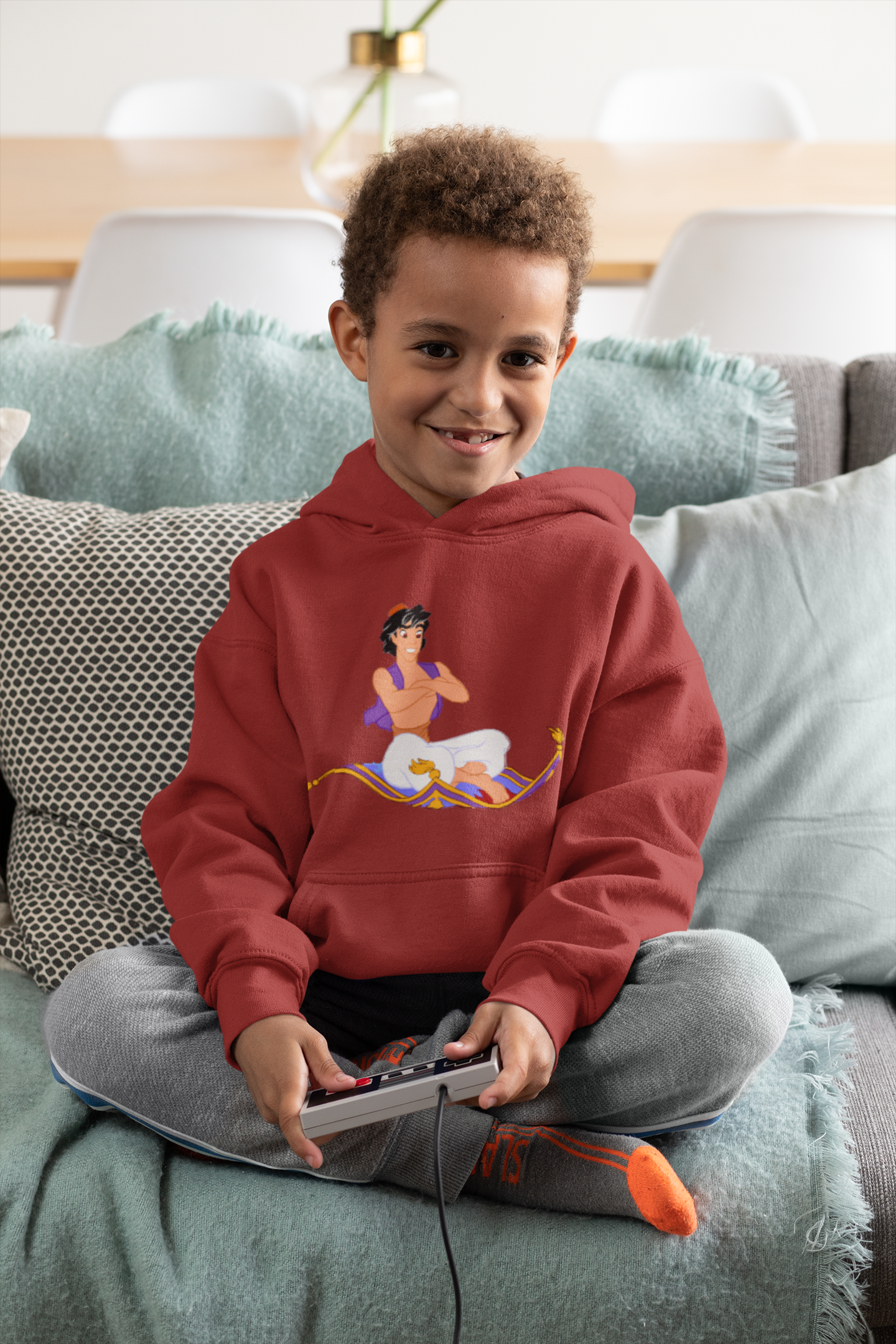Cute Cartoon Boy Hoodies-FunkyTeesClub