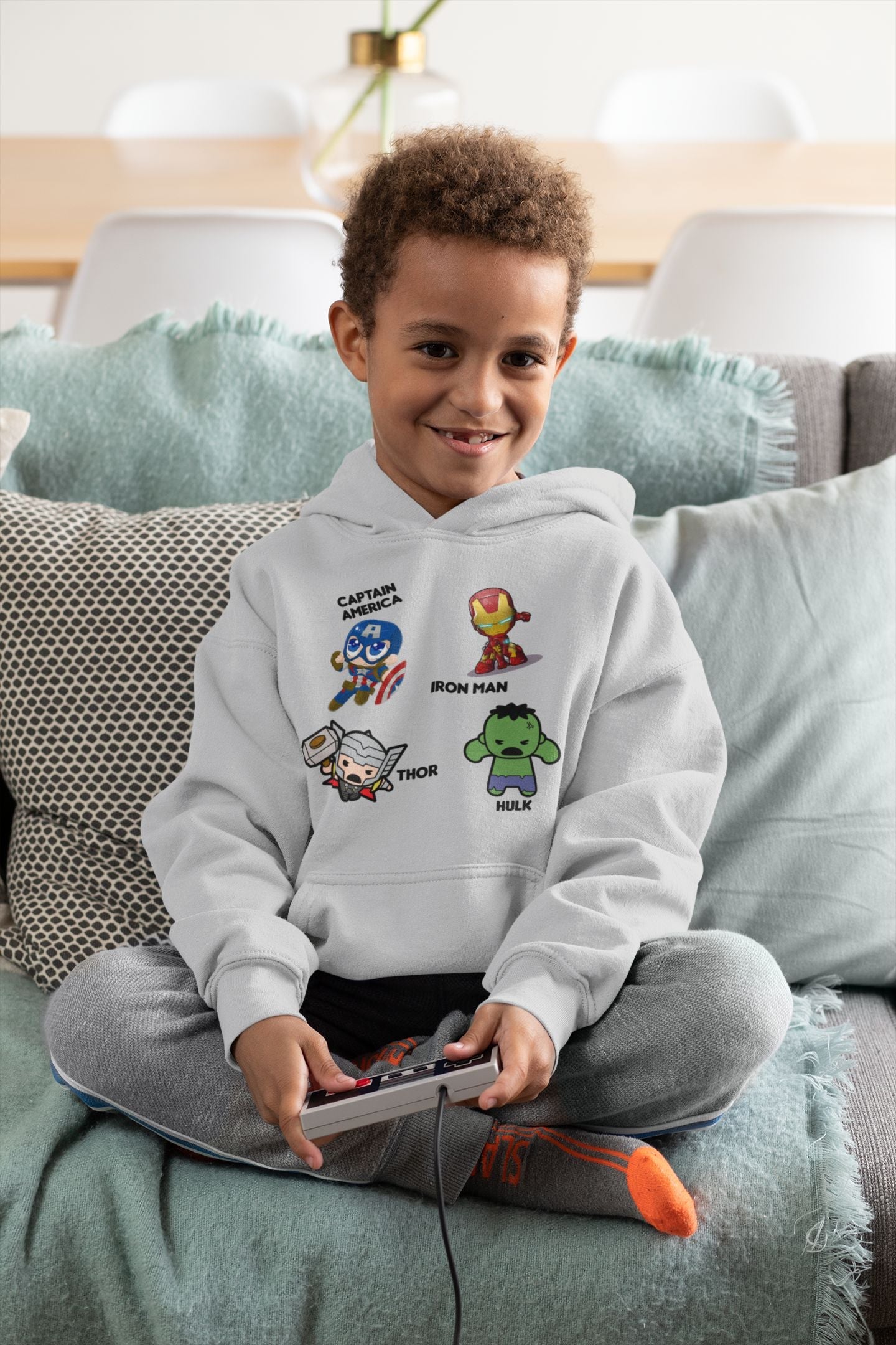 Super Heros Boy Hoodies-FunkyTeesClub