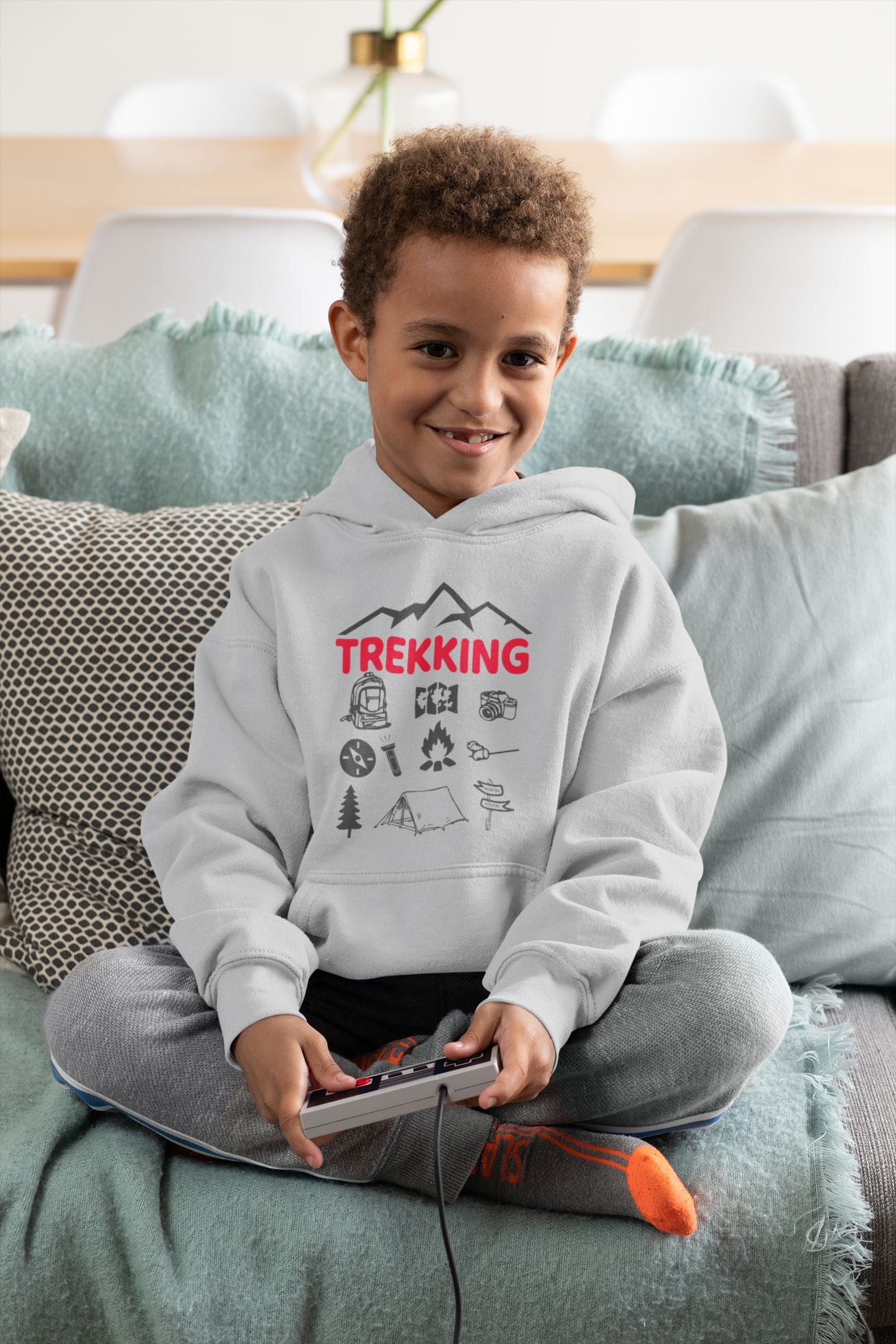 Trekking Boy Hoodies-FunkyTeesClub