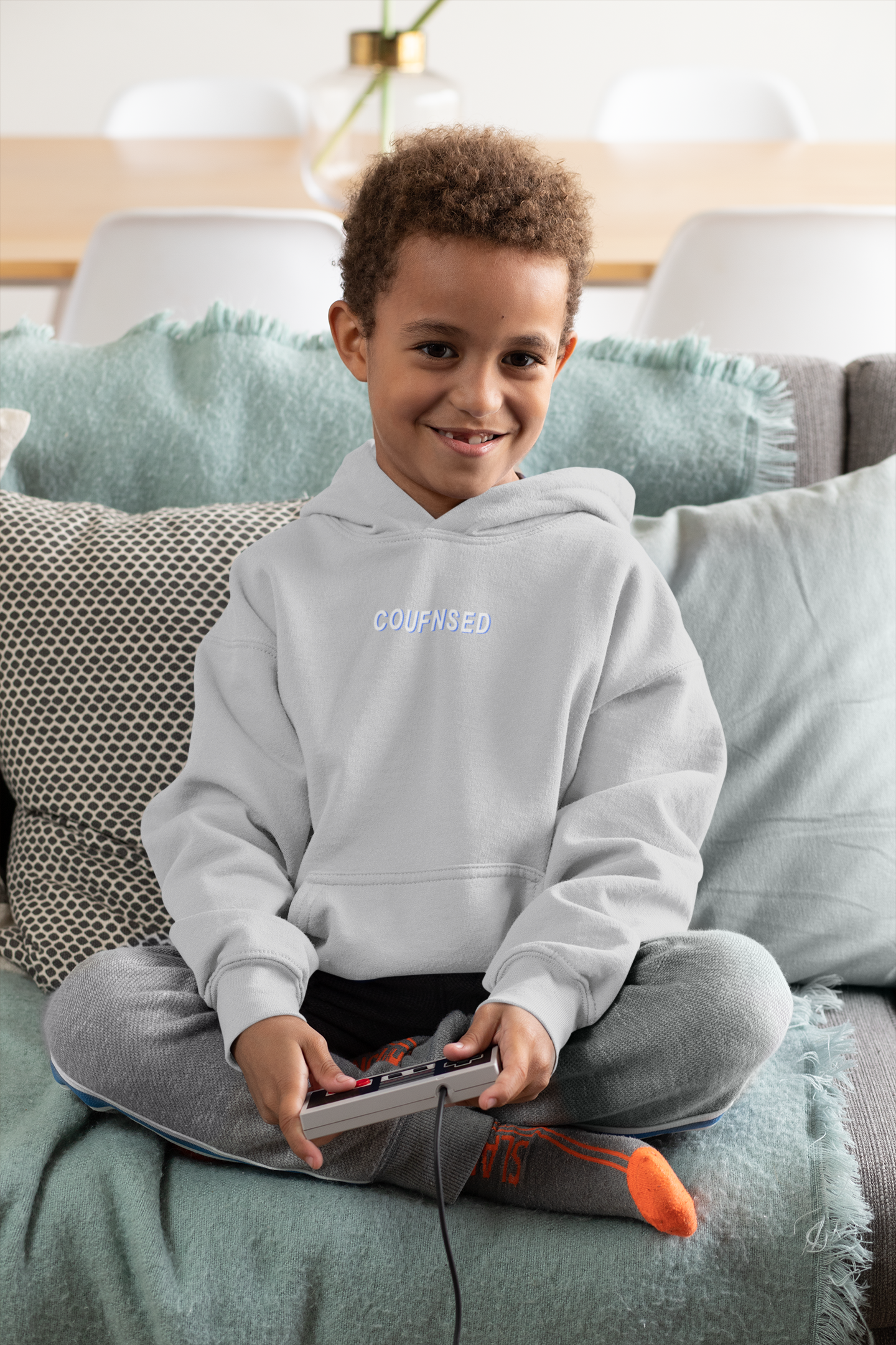 Confuse Minimal Boy Hoodies-FunkyTeesClub