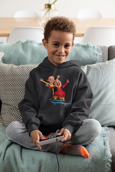 Cute Cartoon Boy Hoodies-FunkyTeesClub